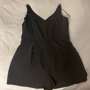 Topshop Black Romper